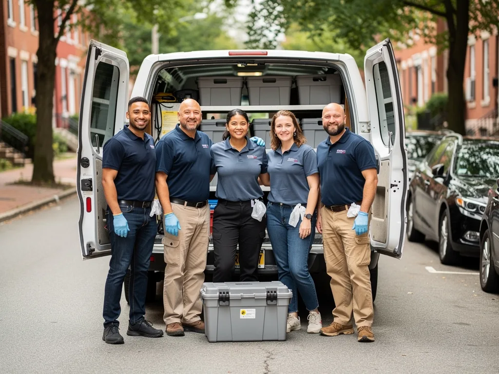 District of Columbia Biohazard Cleanup Specialists team